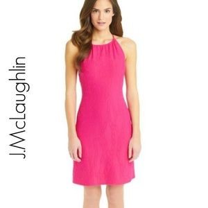 J.MCLAUGHLIN Maria Halter Dress Jacquard Dress